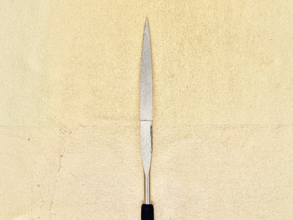 Diamond File: Flat/Straight & Semi-Round For Traditional Japanese Kintsugi
