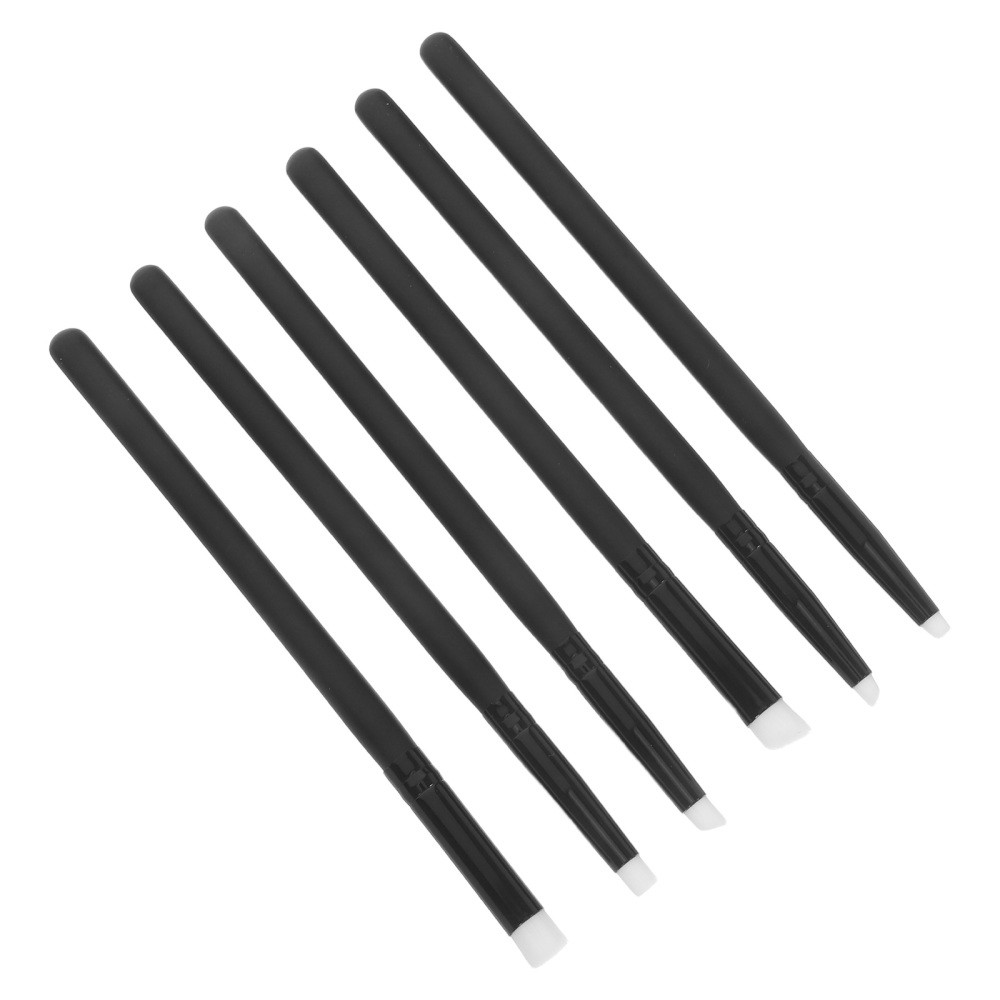 6 Pcs Miniature Paint Brushes Hobby Model Coloring Flat Ink Blending