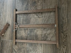 Vtg Anco Bilt Tabletop Easel Wood Stand Art Display