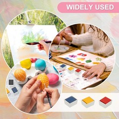 12Pcs 4g Watercolor Paint Refill for Art Crafts Painting Supplies, Black/White