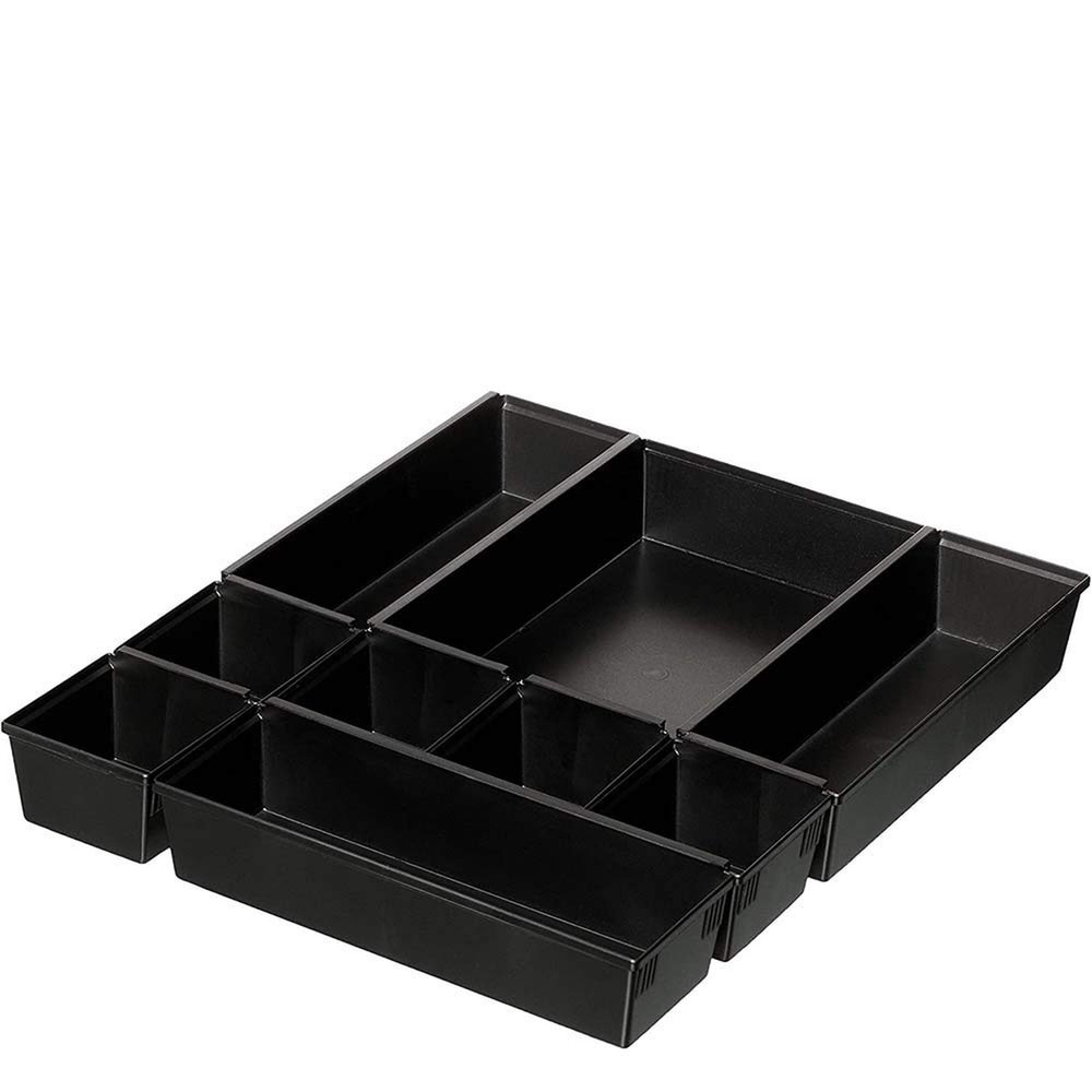 Dial Industries B689K Drawer Organizer Tray Set, Black 1 Count (Pack of 10)