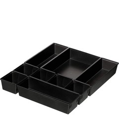 Dial Industries B689K Drawer Organizer Tray Set, Black 1 Count (Pack of 10)