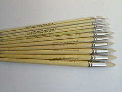 Tobgi Premuim Artist Quality Chungking White Bristle Round choose your size