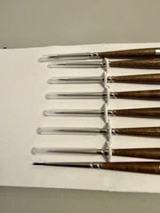 Blick Studio Blick Studio Natural Squirrel Brush – Round, Black Handle Pack Of 8