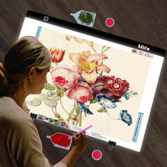 A2 LED Light Pad for Diamond Art Painting Light Board with 3 Brightness Tracing