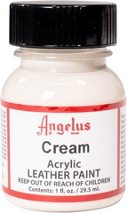 Transform Leather with Our 1 oz Cream Acrylic Paint – Fade Resistant & Flexible