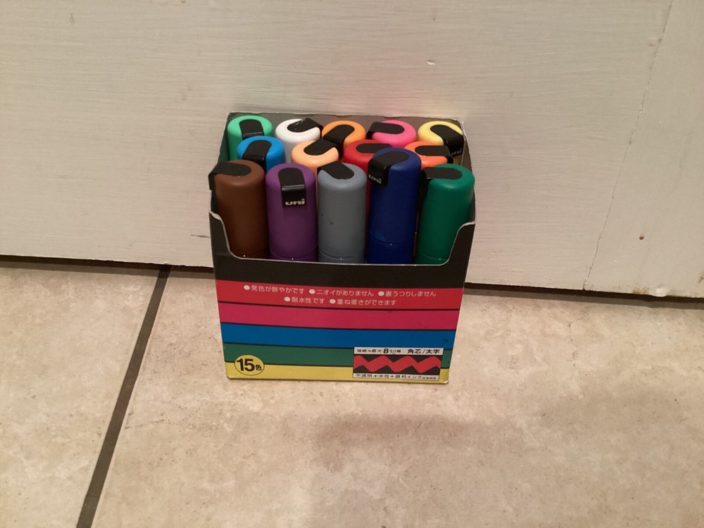 Uni Posca PC5M15C Paint Marker Pen Set – 14 Count