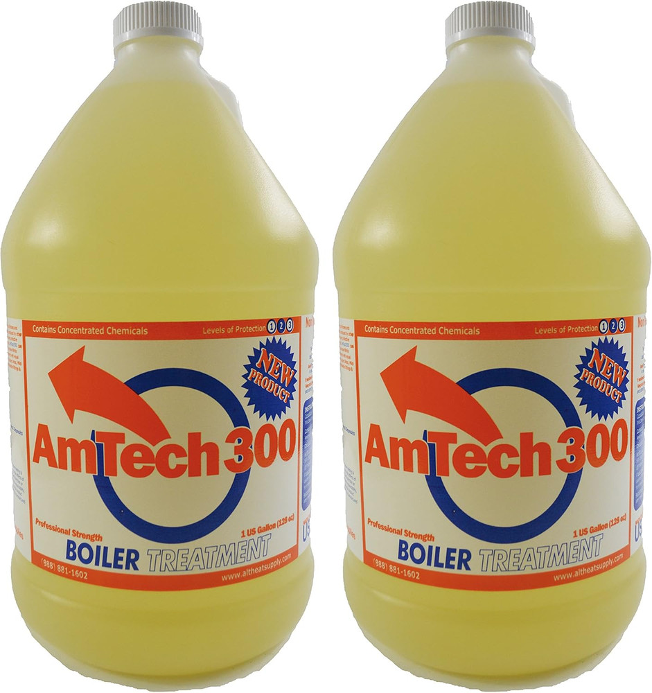 AmTech300 Boiler Treatment Rust Inhibitor for Outdoor Wood Boilers 1 Gallon