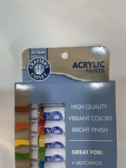 Artskills Craters Closet Acrylic Paints 8- 0.32fl oz Tubes