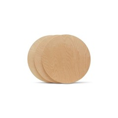 Wood Circles 8 inch 1/2 inch Thick, Unfinished Birch Craft Rounds | Woodpeckers