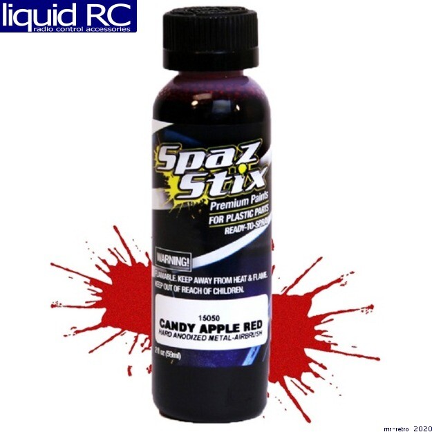 Spaz Stix 15050 Candy Apple Red Airbrush Ready Paint 2oz Bottle