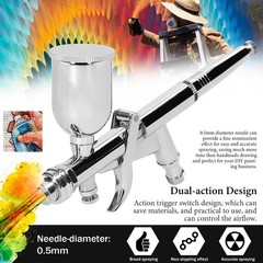 T217A Airbrush Kit 0.5mm With 15CC Cups For Car Model DIY Painting Makeup Nail