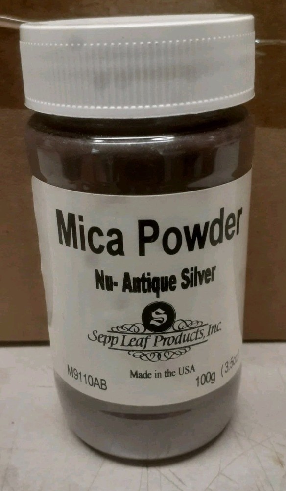 Mica Powder Nu-Antique Silver Sepp Leaf Products M9110AB 100g (3.5 oz)