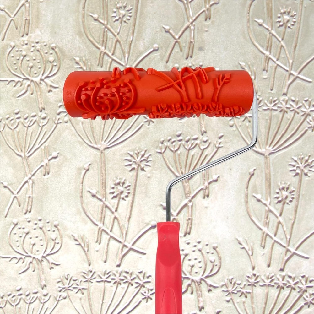 Hanroy 7” Patterned Paint Roller for Wall Decoration Classic Brick EG346T