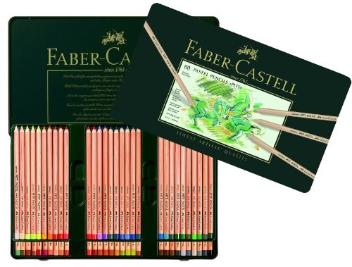 Faber-Castell Pitt pastel colored pencils 60 color set canned 112160 [Japan gen