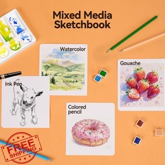 Paul Rubens Watercolor Journal 2 Pack 4.72 Square Cold Press Cotton