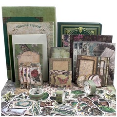 Diuhofart Vintage Scrapbooking Supplies Kit, 185pcs Junk Journal Kit with Scr…