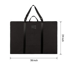 Large Size Art Portfolio Bag with Nylon Shoulder, 24 x 36 inches Light Weight