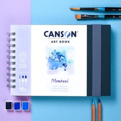 Art Book Watercolor Paper Notebook 8.3×5.8 inches A5 Size Journal White