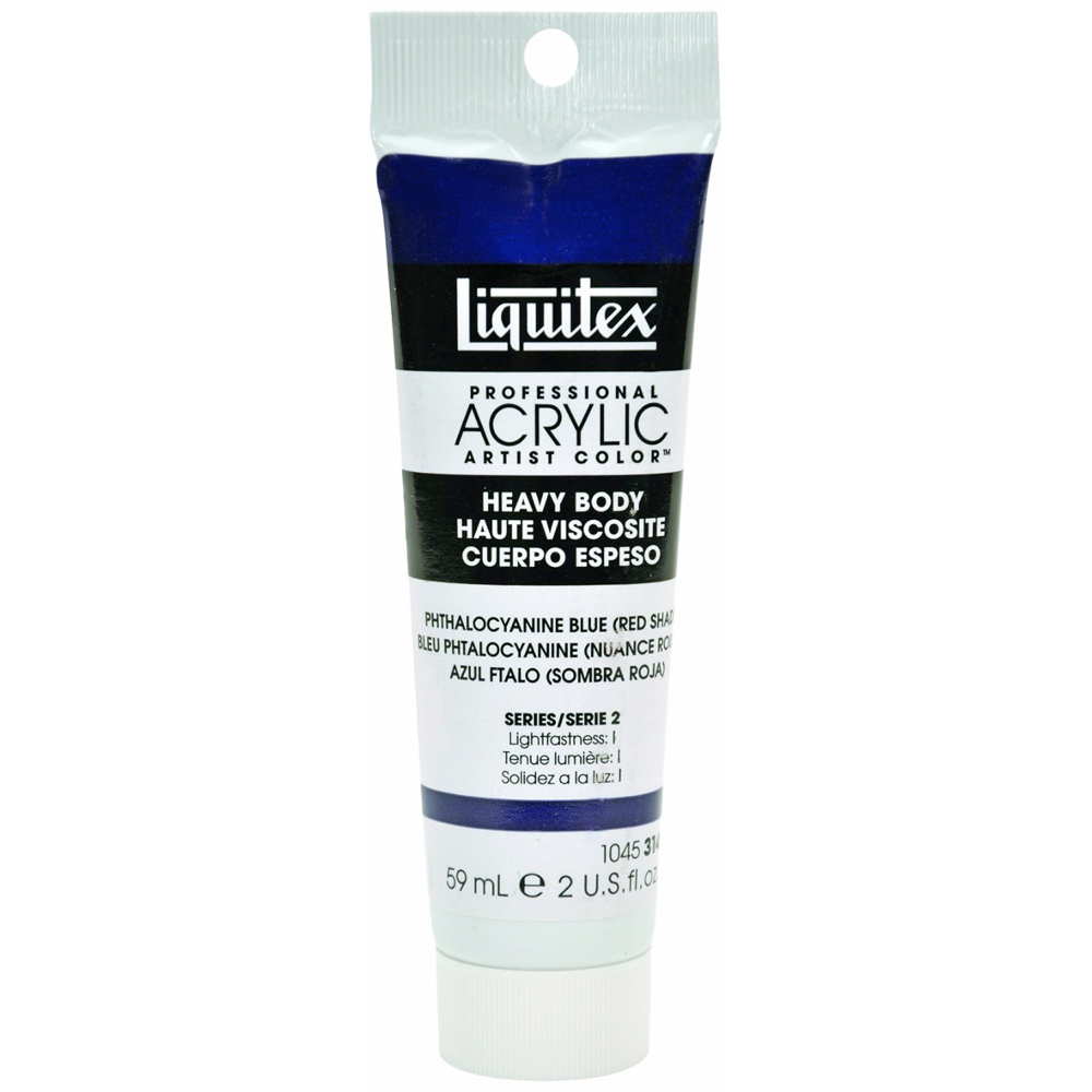 Liquitex Hvy Acrylic 2 Oz Phthalo Blue (red)