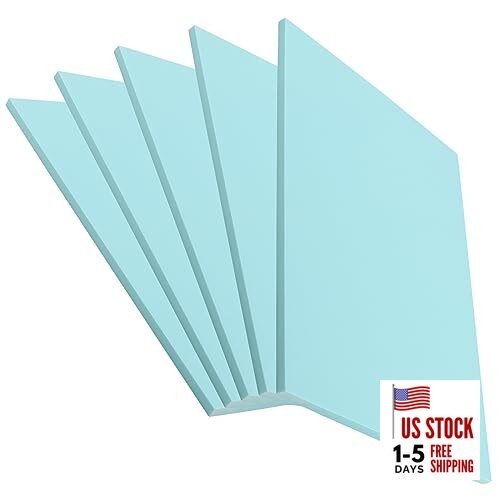 5 PCS 8.5″x11″ Rubber Carving Blocks, A4 Large Linoleum 8.3×11.8 Inch Blue