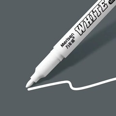3pcs White Waterproof Permanent Paint Marker Pens for Metal Wood Fabric