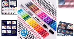 AP Certified Paint Markers, Extra Fine Point, 48 Colors