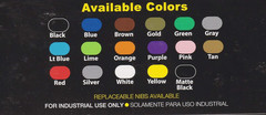 Enamel Paint Markers MPD-15 | MATTE BLACK – 1 Pack | Permanent Marks on Metal, G