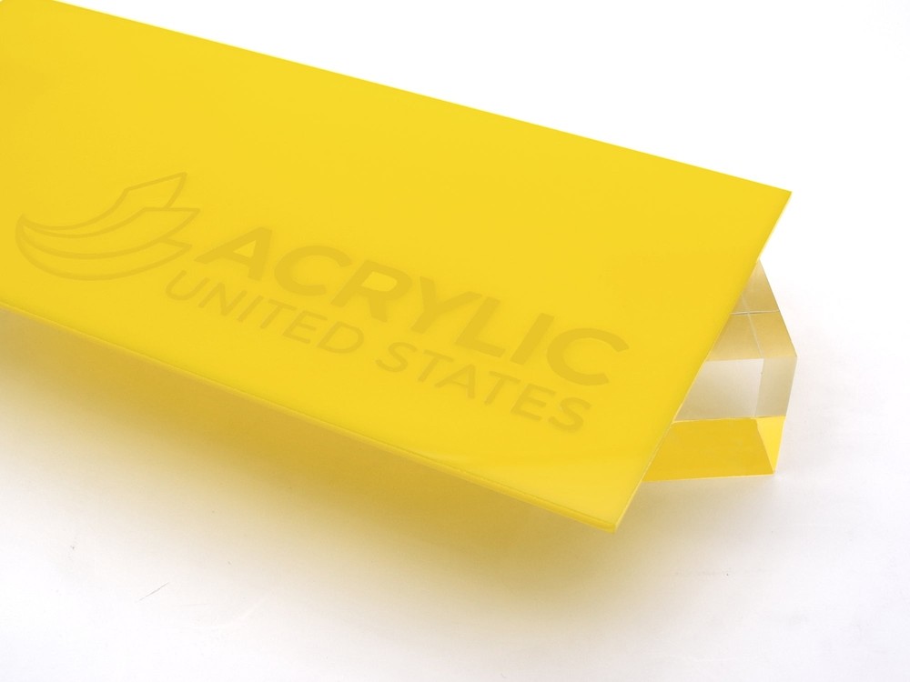 1/8″ Yellow Opaque #2037 Acrylic Sheet