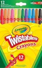 CRAYOLA Twistables Colouring Crayons Multicolor 12 Count (Pack of 1)