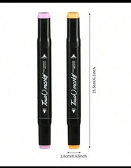 168 Colors Set Dual Brush Alcohol Markers Dual Tip Pens for Artist Kids Adults
