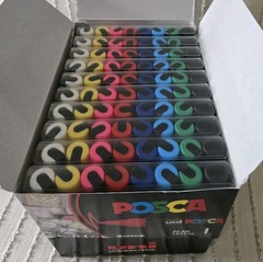 Uni POSCA PC-5M Water-Based Paint Markers 80 – 10 (8 Packs) 1.8-2.5mm NEW
