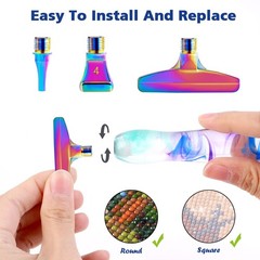 Diamond Painting Pen Accessories Tools Set,1PCS 3pcs, Colorful3pcs