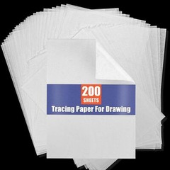 Tracing Paper for Drawing Trace Paper -PSLER 240 Sheets White Translucent Traci
