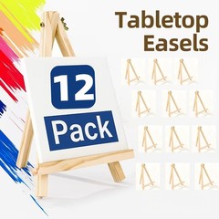 12pcs A-Frame Tabletop Easel Set