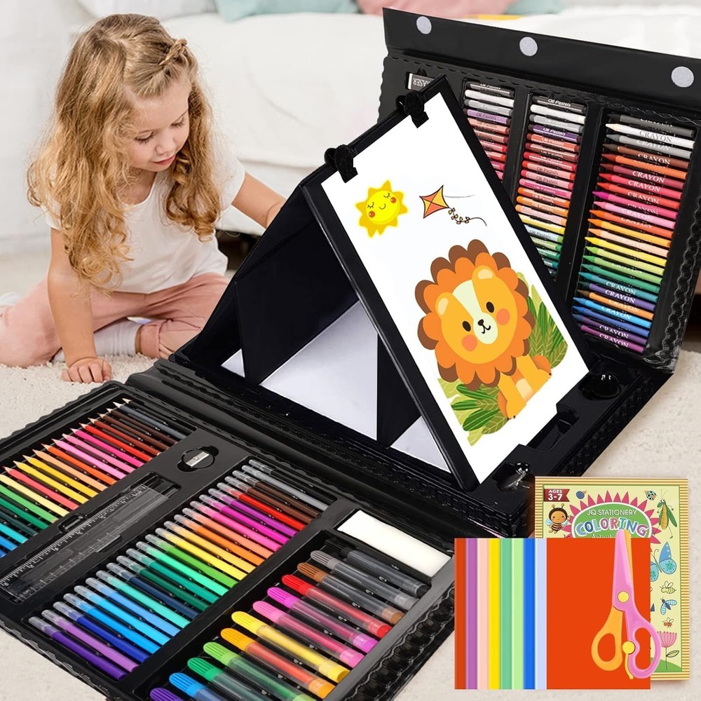 208pcs Art Set Professional Drawing Painting Supplies Kit for Adults Kids Artist