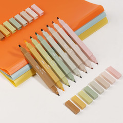 – Dual Tip Aesthetic Highlighters, 8 Pcs, Chisel & Fine Tips, Earthy Tones