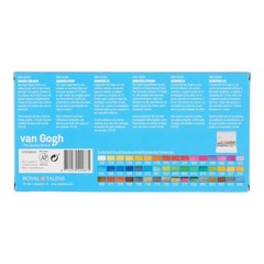 Van Gogh Watercolor Paint Set, Metal Tin, 48-Half Pan Half Pan