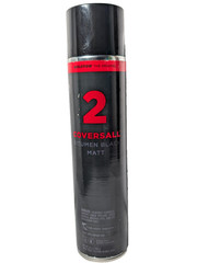 Molotow CoversAll 2 600ml Bitumen Black High Output Spray Paint Matte New