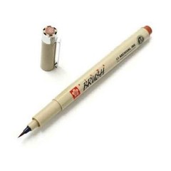 Sakura Pigma Brush Marker Archival Ink Brown No Bleed Art Cartoon Office School