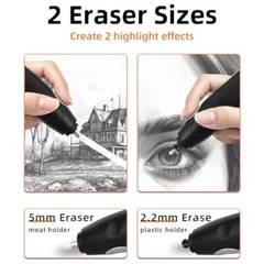 Battery Operated Pencil Eraser for Sketch Pencil/Drawing/Drawing/Graphite