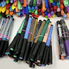 300+ Marker Pen Lot Sharpie Posca Crayola Bic Faber-Castell Tested Mixed