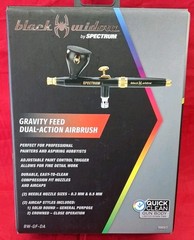 BLACK WIDOW Gravity-Feed, Dual-Action Airbrush #59557 Read DESCRIPTION Fully