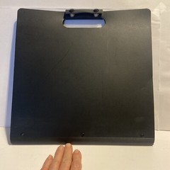 PRAT PARIS Black Portfolio Made in France with 20 8 1/2×11 Pages