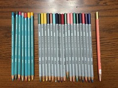26 Derwent Watercolor Watercolour Pencils Mix England No Box