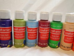 14pc Craft Smart Acrylic Paint Set 2 Fl Oz Basic Primary Colors