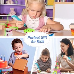 3D Printing Pen Set 3D Drawing Pen with Led Display 12 Color Filament Kid Gifts