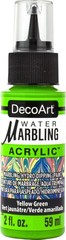DecoArt Water Marbling Paint 2oz-Yellow Green