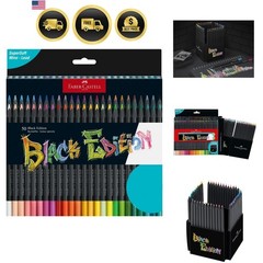Black Edition Colored Pencils, Classic 1 Count Pack of 50