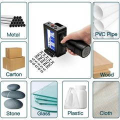 25.4mm QR Bar Batch Code Variable Date Number Hand Jet Thermal Inkjet Printer